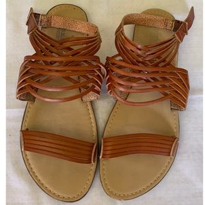 American Eagle Brown Leather Sandals